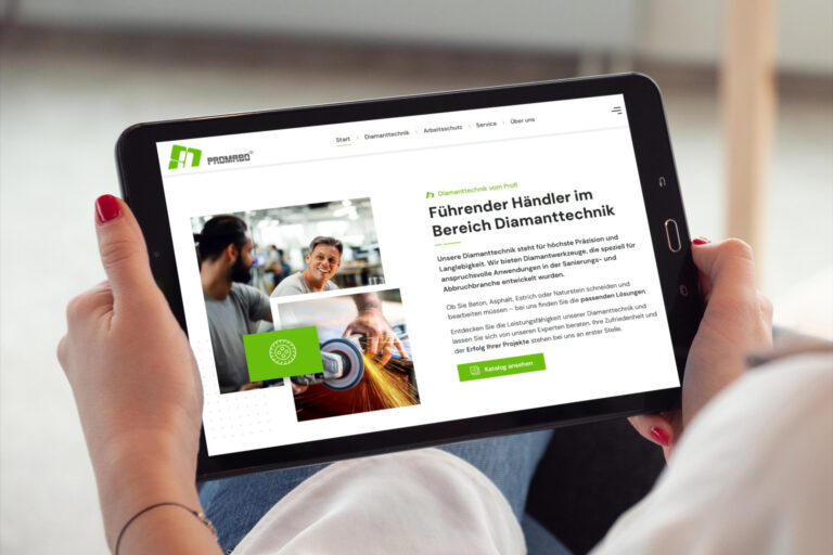 Website erstellen lassen - WebsiteWerk - Webdesign-Referenzen - Promabo GmbH - Oer-Erkenschwick